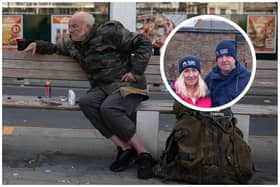 Tracey McIntosh, inset with husband Adam, is organising and taking part in 'The Big Tommy Sleep Out' event in Whittlesey on Saturday March 16.