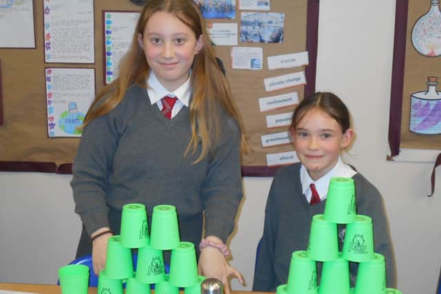 Pupils from John Clare Primary School