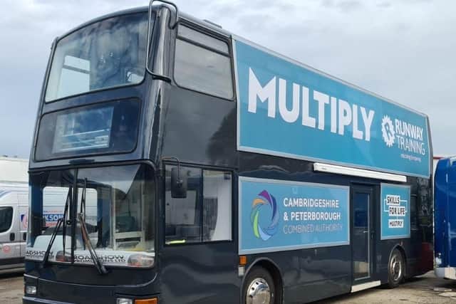 The bus will be in town on Friday