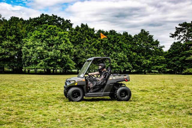 Young Driver's ATVs can traverse over undulating fields and bumps with ease (image: Young Driver)