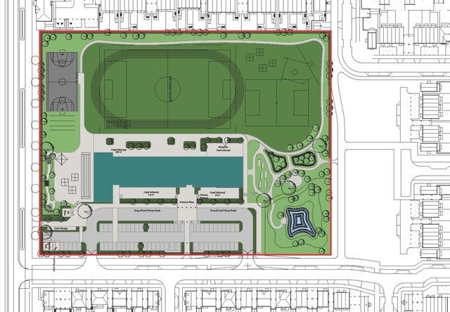 Construction will soon begin on a new primary school and nursery as part of a major residential development project in Peterborough. The Great Haddon urban extension was approved by Peterborough City Council in 2015 and when finished will comprise 5,350 homes, three shopping centres, three primary schools, one secondary school and other facilities. A reserved matters application for the first primary school and nursery on the Great Haddon development was approved on July 24, meaning construction can begin in late summer as planned. The two-form entry nursery and primary school will take 420 pupils (60 in each year group) and the nursery taking up to 50.