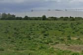 The development site off Staplee Way,. Peterborough, and close to the Tesco distribution centre