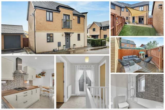 The property offers more than 925 square feet of accommodation