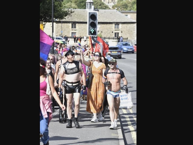 A parade was first held through the city centre.