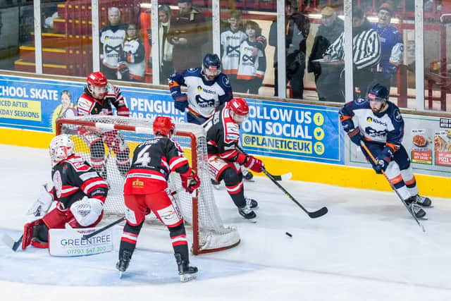 Ice hockey action. Photo SBD Photography.