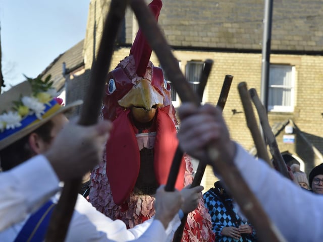 Cross Key Clog were a big draw at the Whittlesea Straw Bear Festival last year