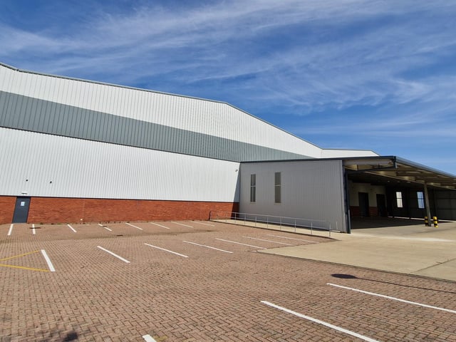 The new warehouse and office space at Orton Southgate, Peterborough
