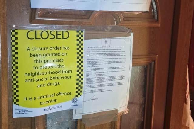 Closure orders are used to crackdown on anti-social activity