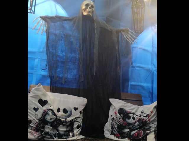 Inside the ‘Howland Halloween Walk Through’.
