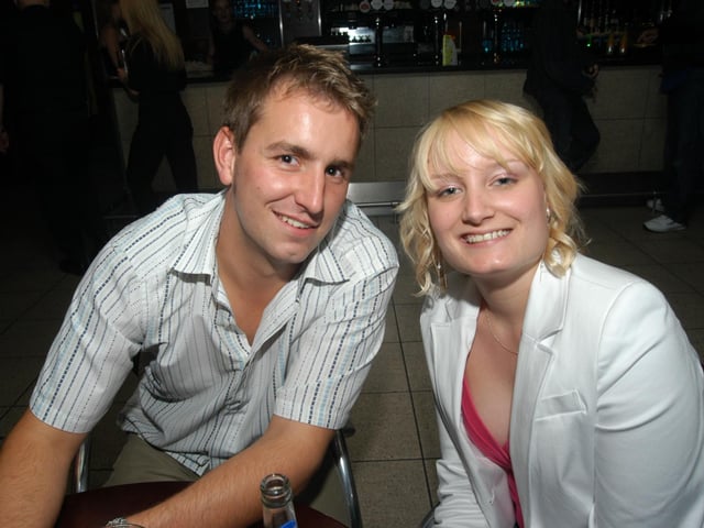 A night out at Edwards bar in Peterborough city centre in 2004