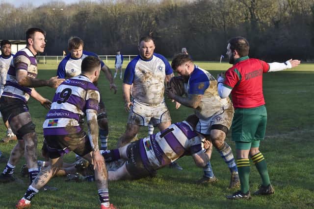 Jack Lewis in possession for Peterborough Lions against Stamford. Photo: David Lowndes.