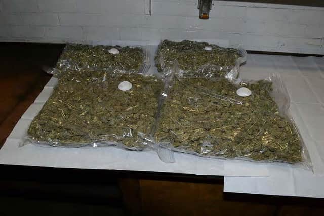 Some of the drugs found by police