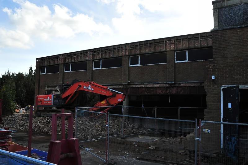 Demolition work starts at the Wirrina on October 7, 2010