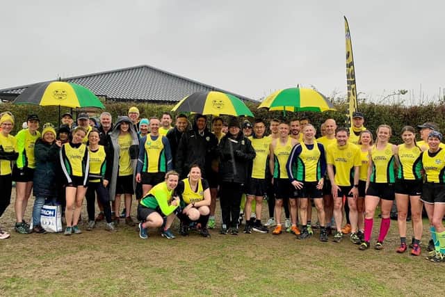 Yaxley Runners at the final Frostbite League race of the season.