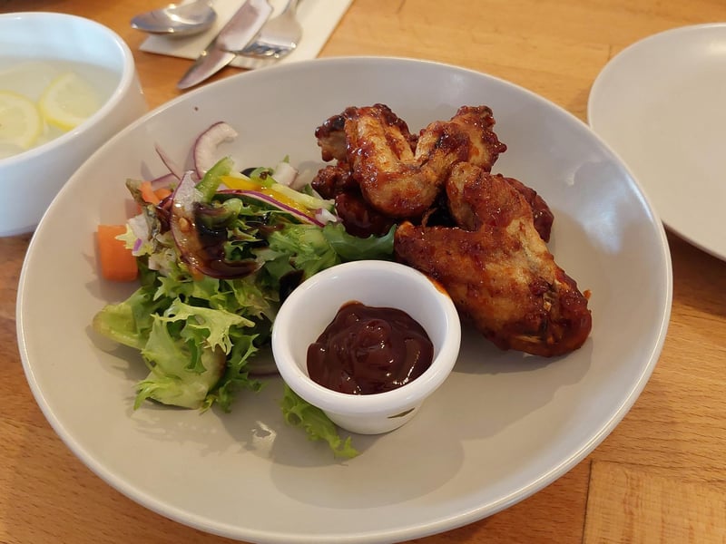 Brad Barnes lunches at The Bull, in Market Deeping
