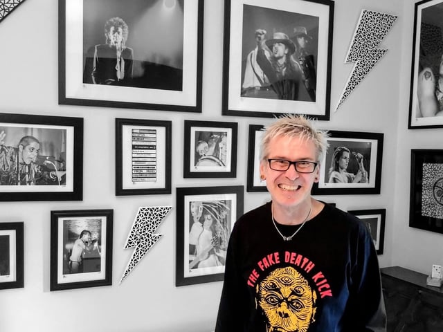 The final weekend of Peterborough Artists Open Studios (July 7 and 8) including Chris Lovell exhibiting his 'Dark Eighties Collection' of black and white photos taken in the early eighties following the then vibrant post-punk scene. You can see it at 153 Broadway, Peterborough. For more see https://paos.org.uk/