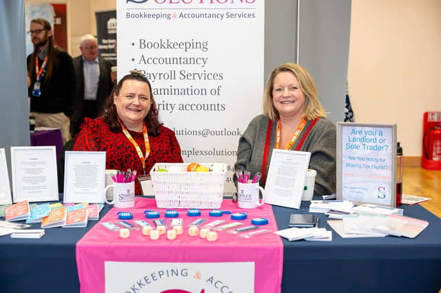 One of the advice stalls at the Local View Business Expo