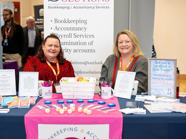 One of the advice stalls at the Local View Business Expo