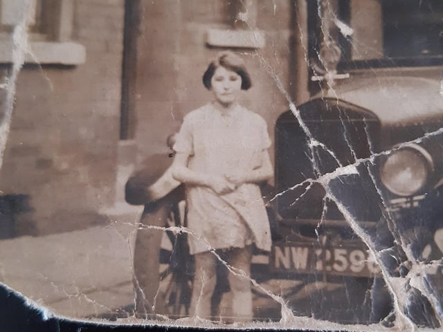 Gladys as a child in the 1920s.