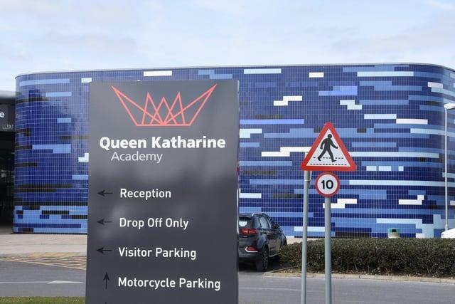 Queen Katharine Academy is ranked 13th in Peterborough with a Progress 8 score of -0.64 - described as 'well below average'