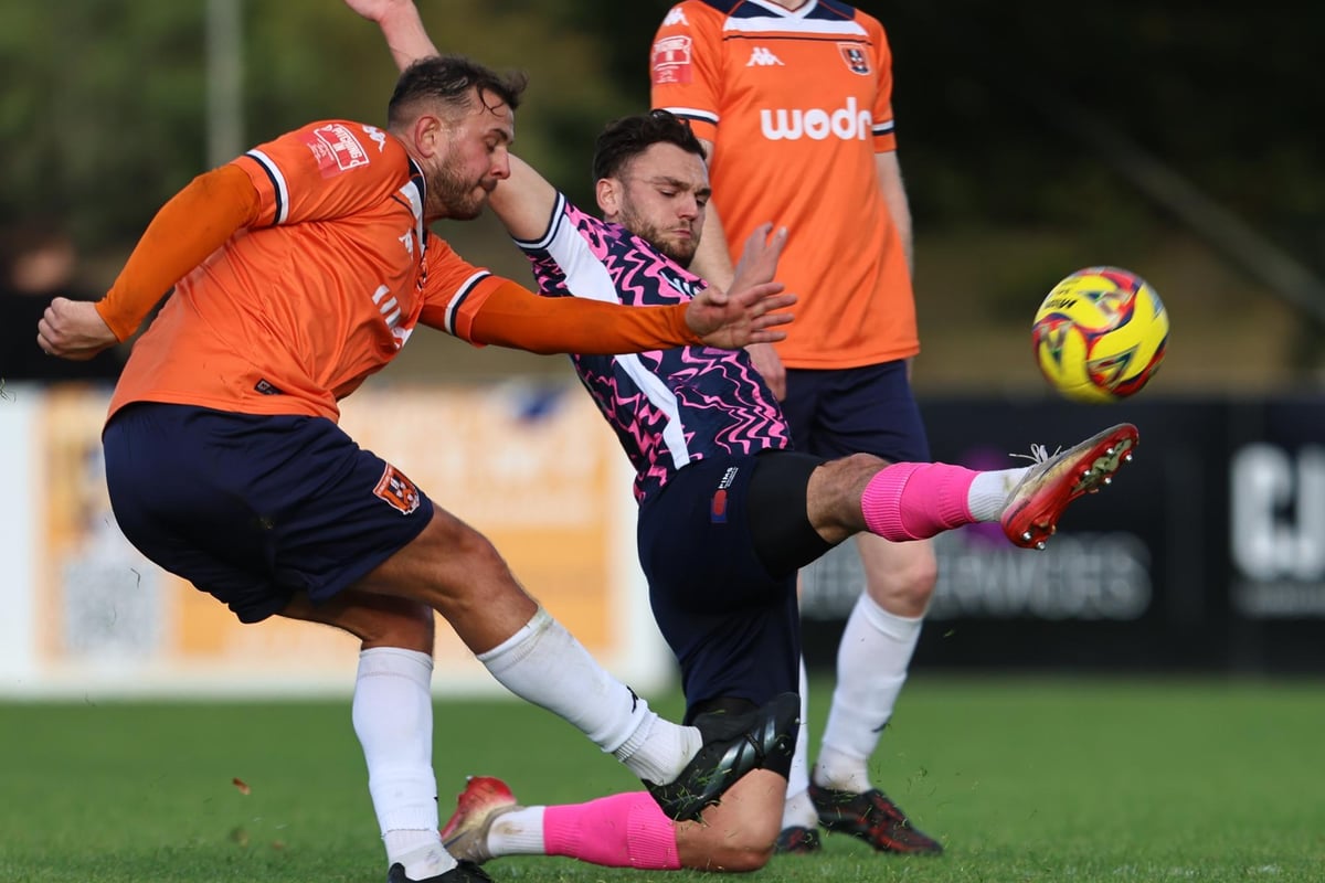 A goal and a red card for Peterborough Sports man, Bourne Town bounce back, Deeping Rangers were penalty kings again
