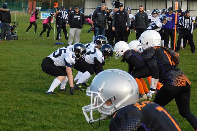 Action from a Peterborough Royals game.
