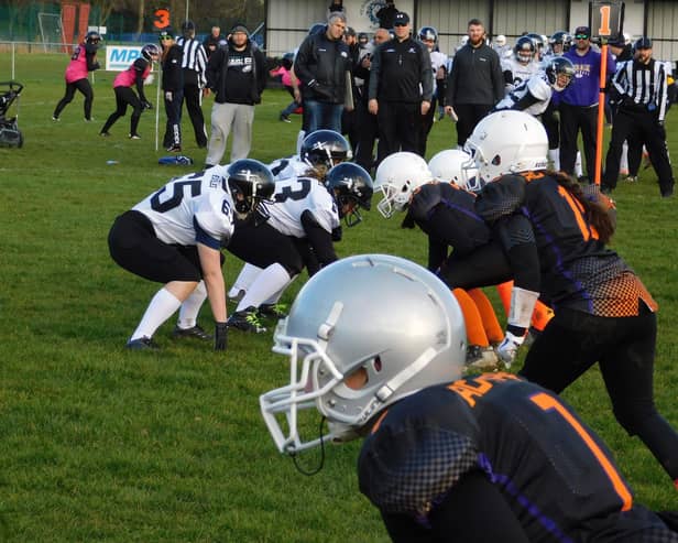 Action from a Peterborough Royals game.