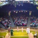 The outdoor theatre at Tolethorpe Hall