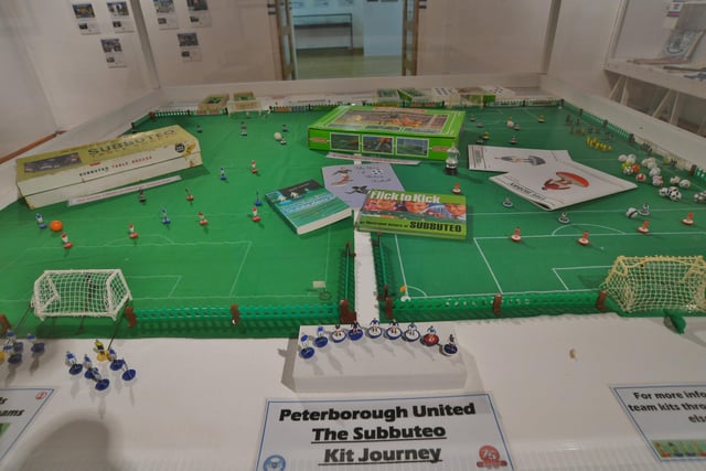 Peterborough United exhibition at the Peterborough Museum