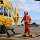 East Anglian Air Ambulance (EAAA) crew - who regularly save the lives of people across around Peterborough - will appear in the new Channel 4 series of Emergency Helicopter Medics tonight at 8pm (image: EAAA).