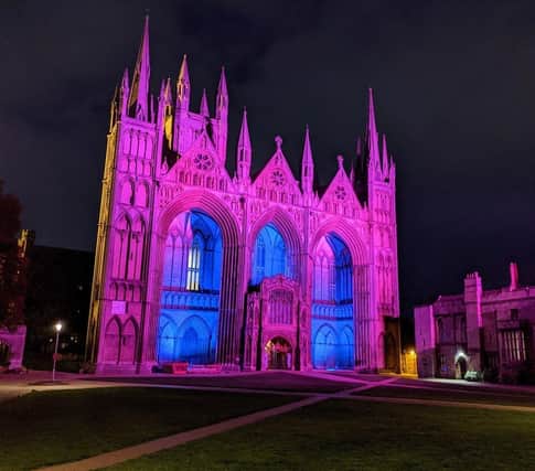 The Cathedral will be specially lit up for Baby Loss Awareness Week