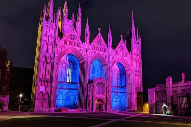 The Cathedral will be specially lit up for Baby Loss Awareness Week