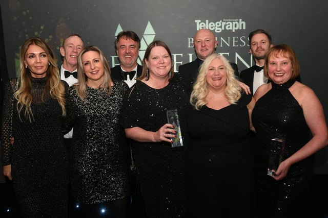 Some of the winners at the Peterborough Telegraph Business Excellence Awards 2022