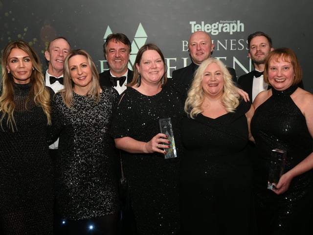Some of the winners at the Peterborough Telegraph Business Excellence Awards 2022