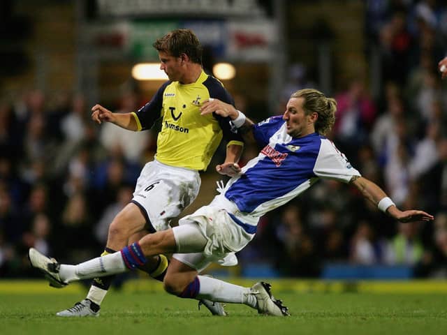 Robbie Savage in his Blackburn Rovers days. (Photo by Alex Livesey/Getty Images).