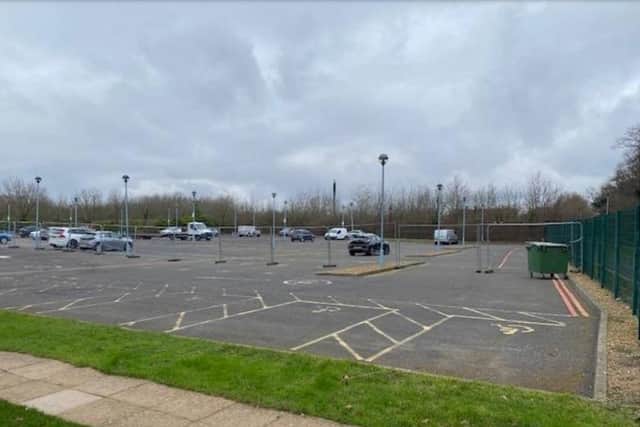 The current car park.
