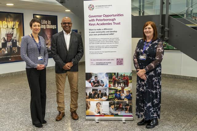 Emma Stephens-Dunn Head of Governance, Colin Hammon, Governor & Shelagh Crossley – Chair JHS Academy Committee
