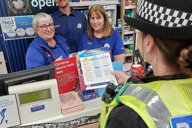 Police have been cracking down on crimes affecting businesses in Peterborough