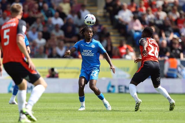 Donay O'Brien-Brady scored the late winning goal for Posh at Crawley. Photo Joe Dent/theposh.com