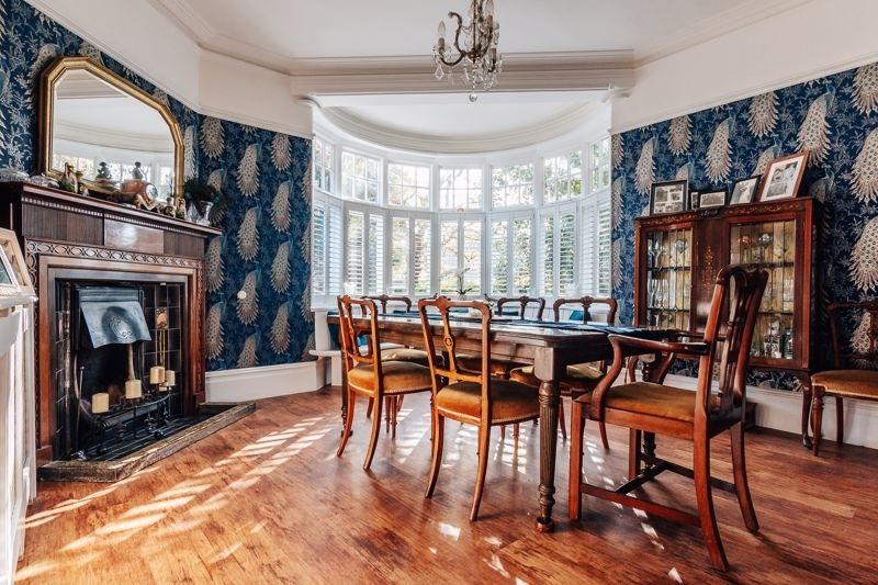 The dining room