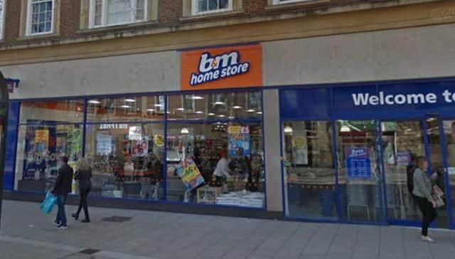 Cliffe stole from the B&M store in Bridge Street
