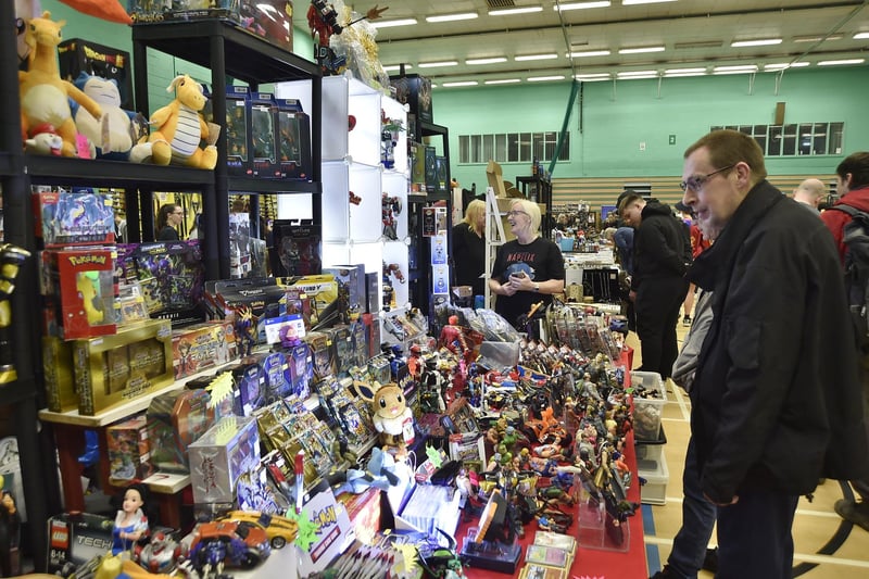 Around 120 exhibitors attended this year's Comic Con and Toy Fair at Bushfield Sports Centre.