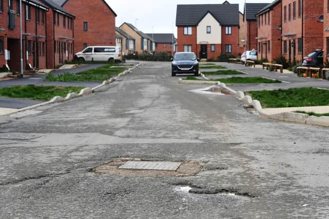 Concerns were raised about the state of the roads on the estate