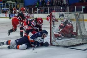 Action from Phantoms v Swindon. Photo: SBD Photography