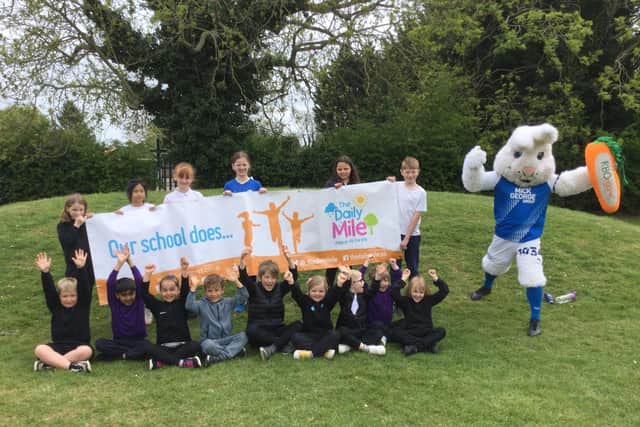 Ramsey Junior School and Ramsey Spinning Infant School in Peterborough celebrated the 10-year anniversary of the nationwide ‘Daily Mile’ exercise initiative - where children can run, jog or walk for 15 minutes during lesson time.