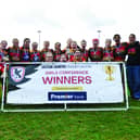 ​The title-winning Peterborough RUFC Under 14 girls team.