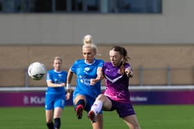 Sophie Scargill in action for Posh at Loughborough. Photo: Ruby Red Photography