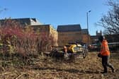 Work carried out last year to clear the land between Peterborough Train Station and Cowgate.