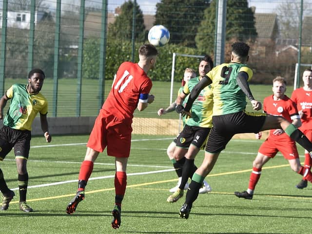 Action from a recent Peterborough Rangers (yellow/green) game. Photo David Lowndes.