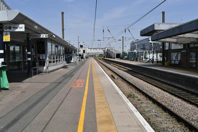 There will be disruption at Peterborough Station as a result of the line closures